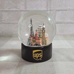 UPS United Parcel Service Snow Globe UPS Eiffel Tower Leaning Tower Big Ben